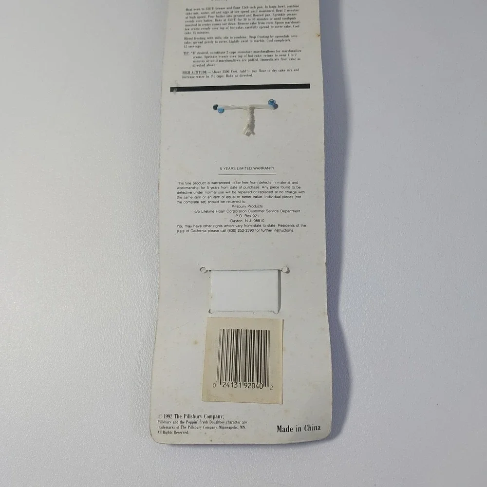 Pillsbury Doughboy‎ Flexible Icing Spatula 1992